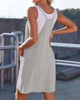 Layered Look Sleeveless Slip Dress image 2