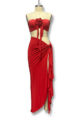 Scarlet Sands Halter Two-Piece Set image 4