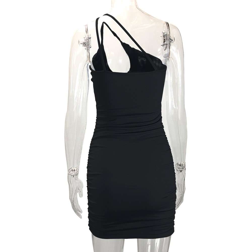 Asymmetrical Cutout Bodycon Mini Dress image 6
