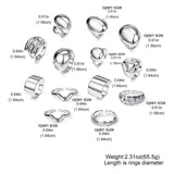 Silver Statement Rings Collection image 4