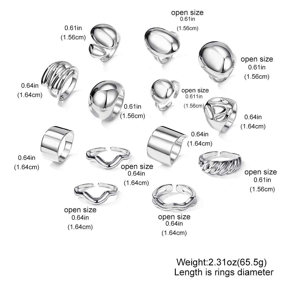 Silver Statement Rings Collection image 4