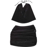 Halter Neck Crop Top and Mini Skirt Set image 7