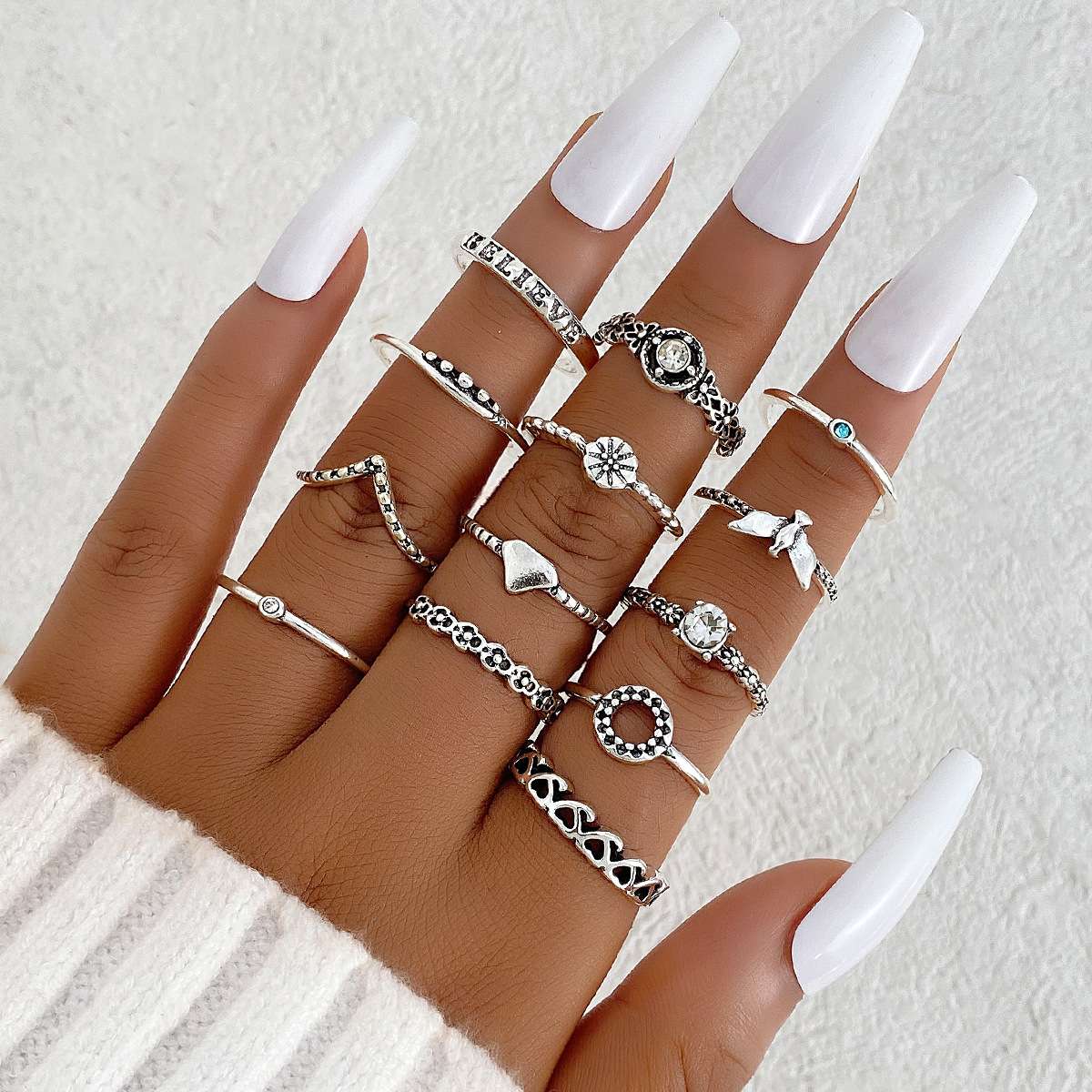 Assorted Dainty Stacking Rings image 0