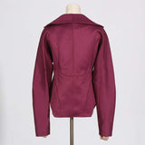 Black Corseted Scuba Jacket image 6