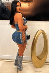 Denim Daredevil Two-Piece Set image 1