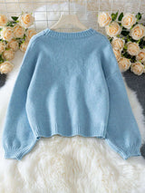 Cozy Knit Sweater with Ribbed Details image 4
