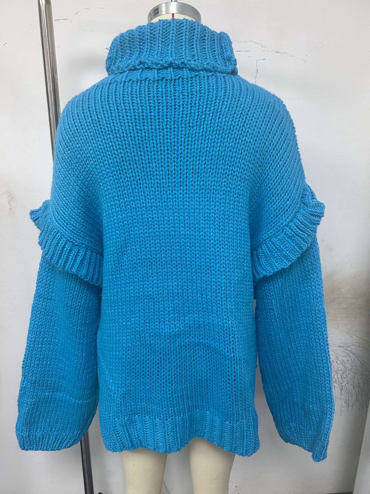 Casual Solid Turtleneck Sweaters image 8