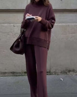 Lounge Set with Oversized Sweater & Trousers image 1