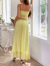 Two-Piece Summer Outfit with Ruffled Details image 6