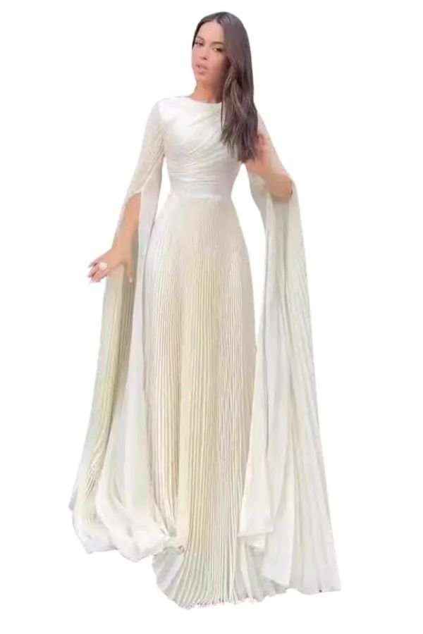 O-Neck Long Sleeve  Evening Dress image 3