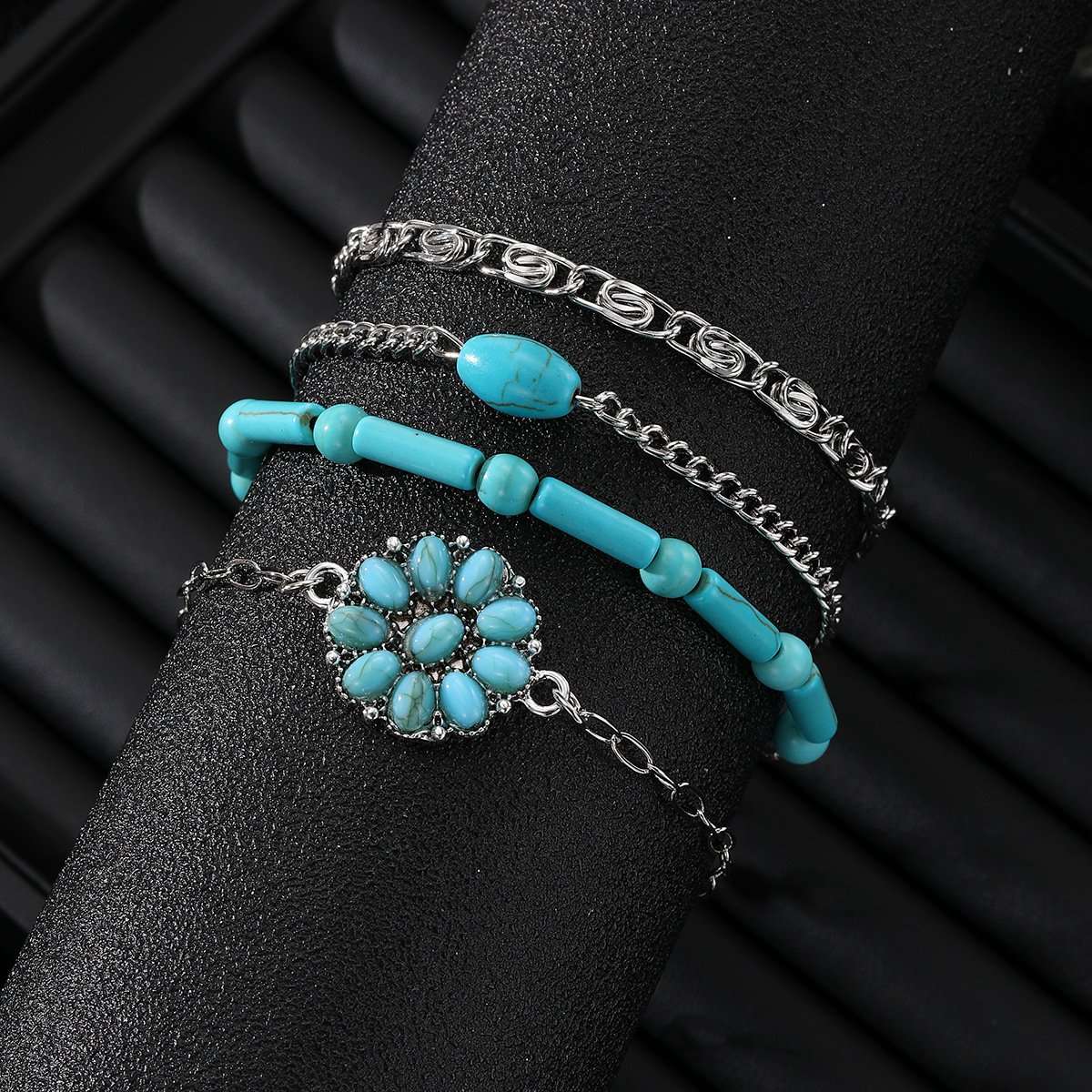 Bohemian Turquoise Bracelet Set image 5