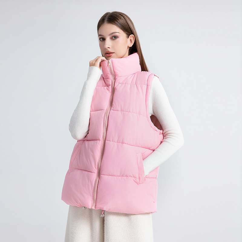 Casual On the Go Puffer Vest - M, White image