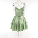 Cami Dress with Flared Skirt image 3