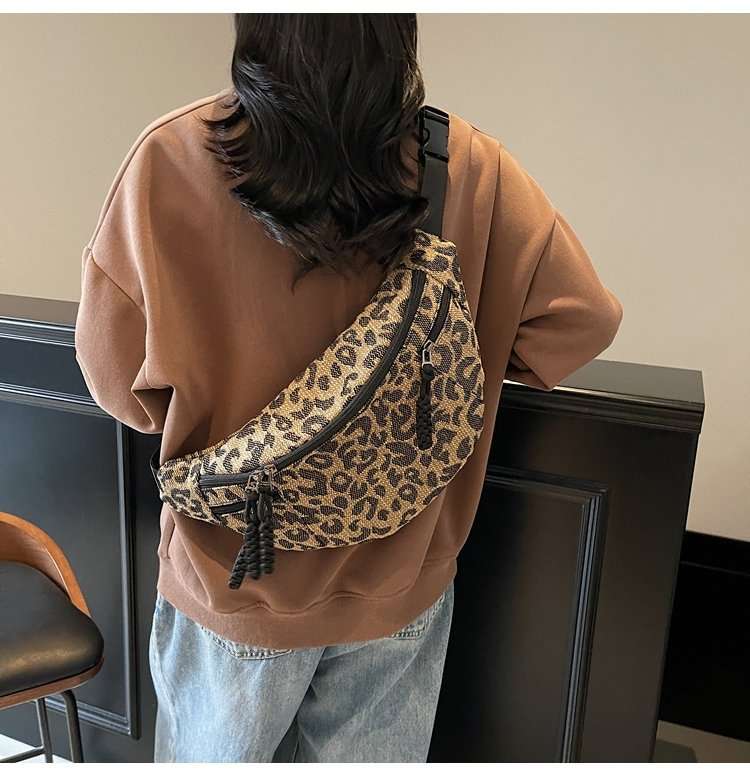 Leopard Print Crossbody Bag image 0