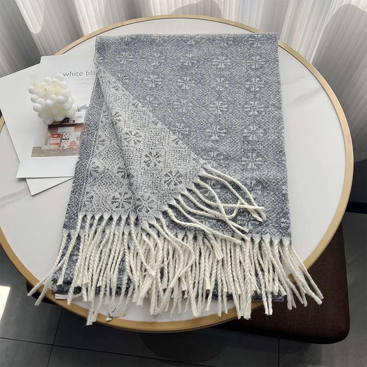 Winter Shawl Oversized Scarf Blanket Wrap image 0