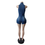 Sleeveless Jumpsuit with Front Zipper image 4