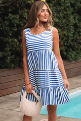 Striped Sleeveless Summer Dress image 4