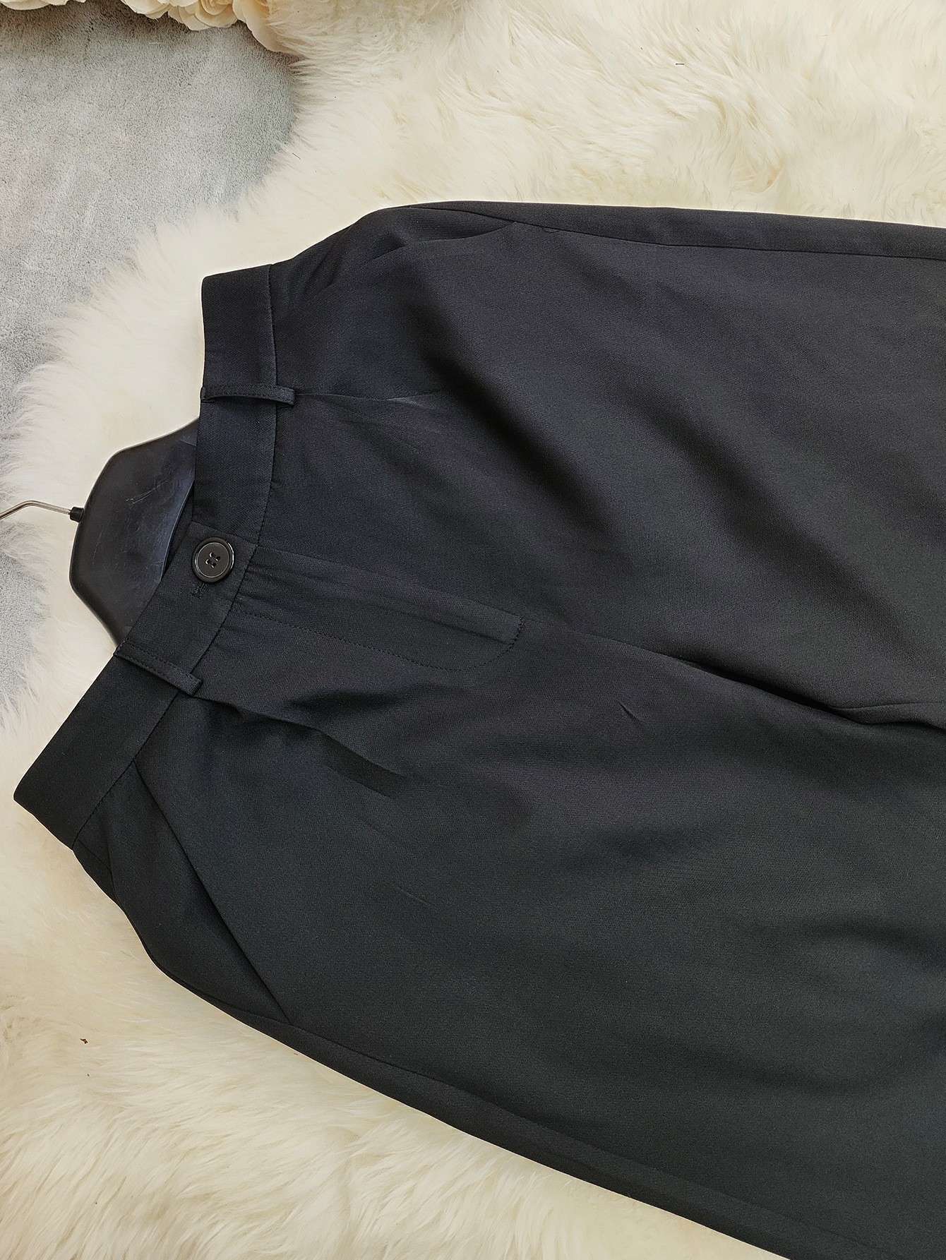 Elegant Two-Tone High-Waisted Trousers image 5