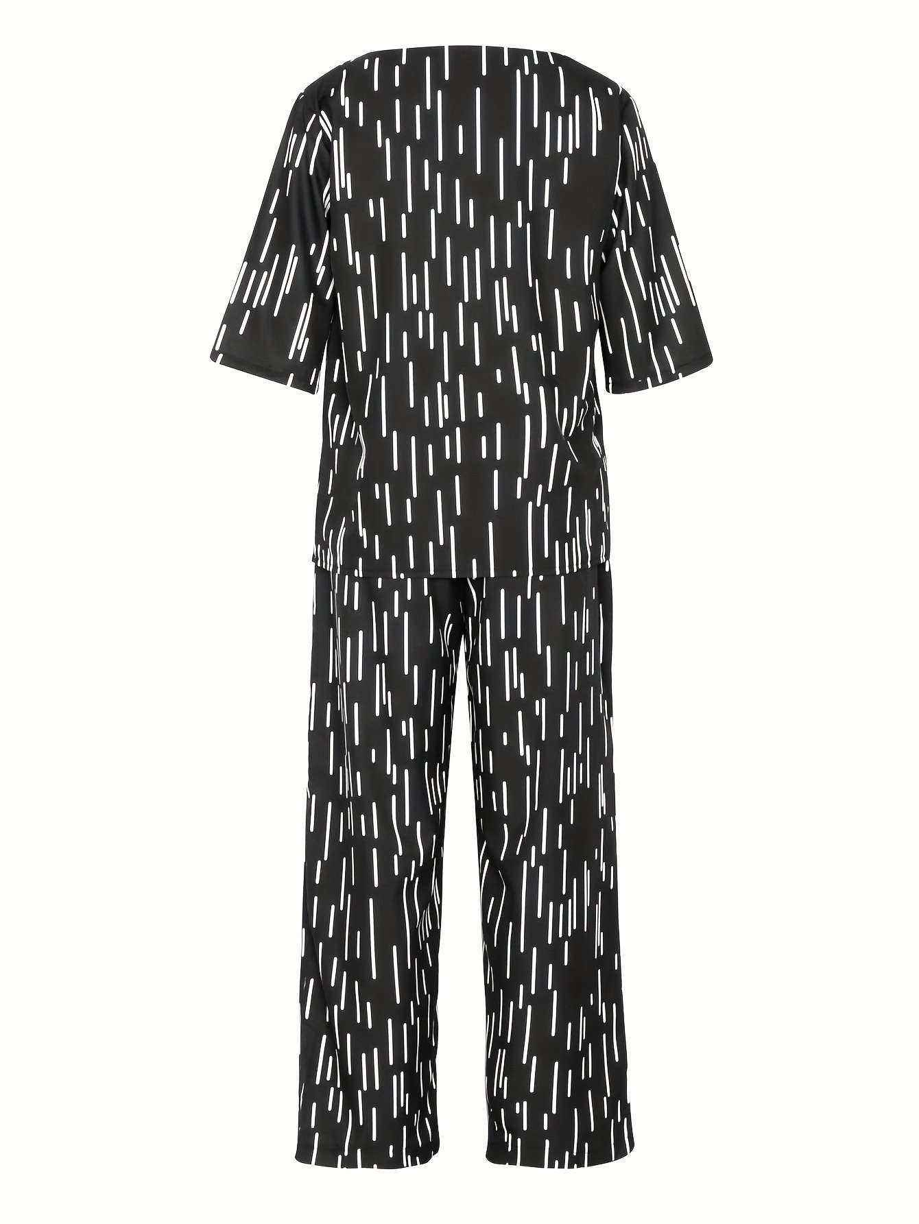 Abstract Striped Two-Piece Set image 3