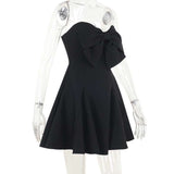 Strapless Bow Embellished Dress image 5