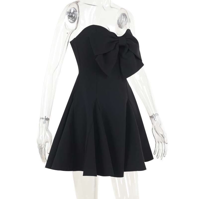 Strapless Bow Embellished Dress image 5