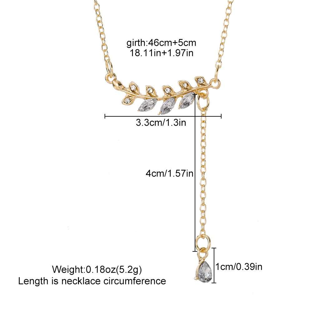 Flower Lariat Necklace Y Pendant image 1