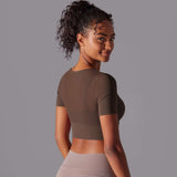 Stylish Cut-Out Sports Top image 6