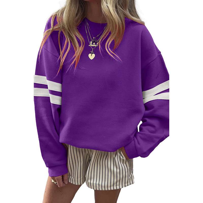 Casual Sweatshirt with Stripes image 2