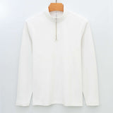 Oversized Fit Sweatshirt with Zip - L, White image
