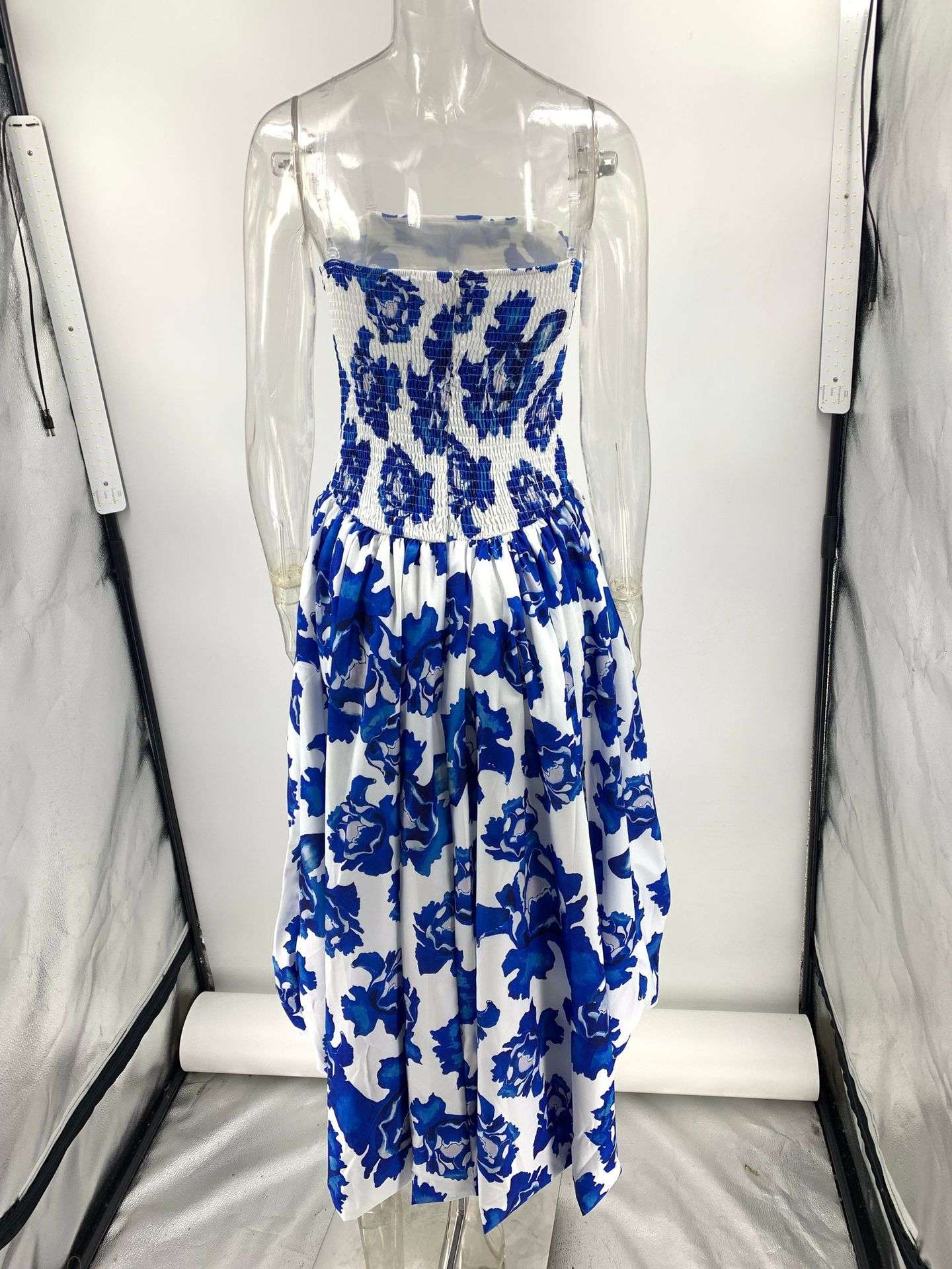 Floral Strapless Ball Gown image 4