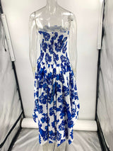 Floral Strapless Ball Gown image 4