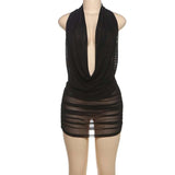 Halter Neck Crop Top and Mini Skirt Set image 5