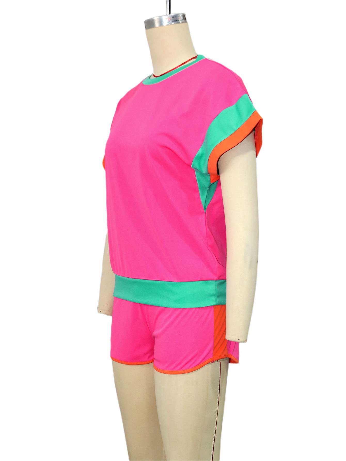 Color Block Casual Sportswear Set image 7