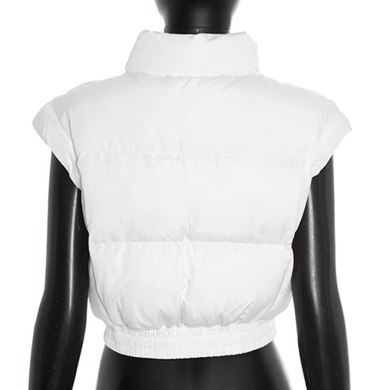 Utility Vest with Pockets & Stand Collar image 3