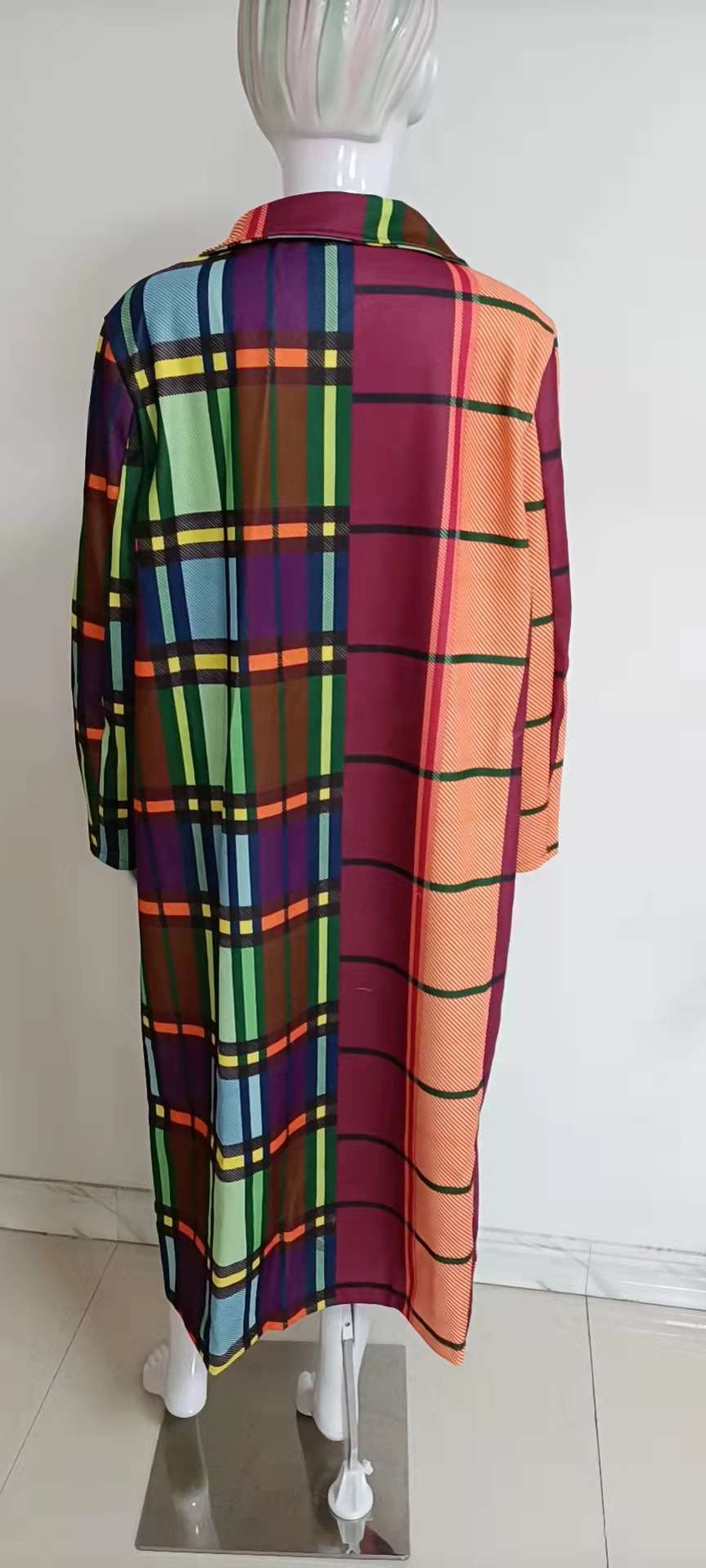 Button Up Winter Mid-Long Trench Coat image 7