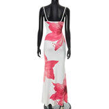 Floral Maxi Dress with Slim Fit Design image 7