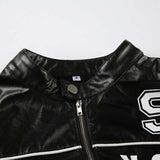 PU Leather Cropped Jacket image 5