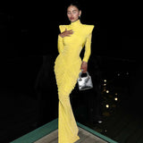 Elegant Ruched Maxi Dress image 3