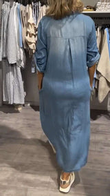 Button-Down Shirt Dress image 3