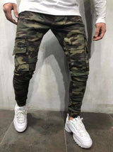 Camo Combat Cargo Pants image 0