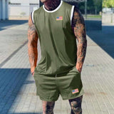 USA Flag Athletic Set - XL, Army Green image