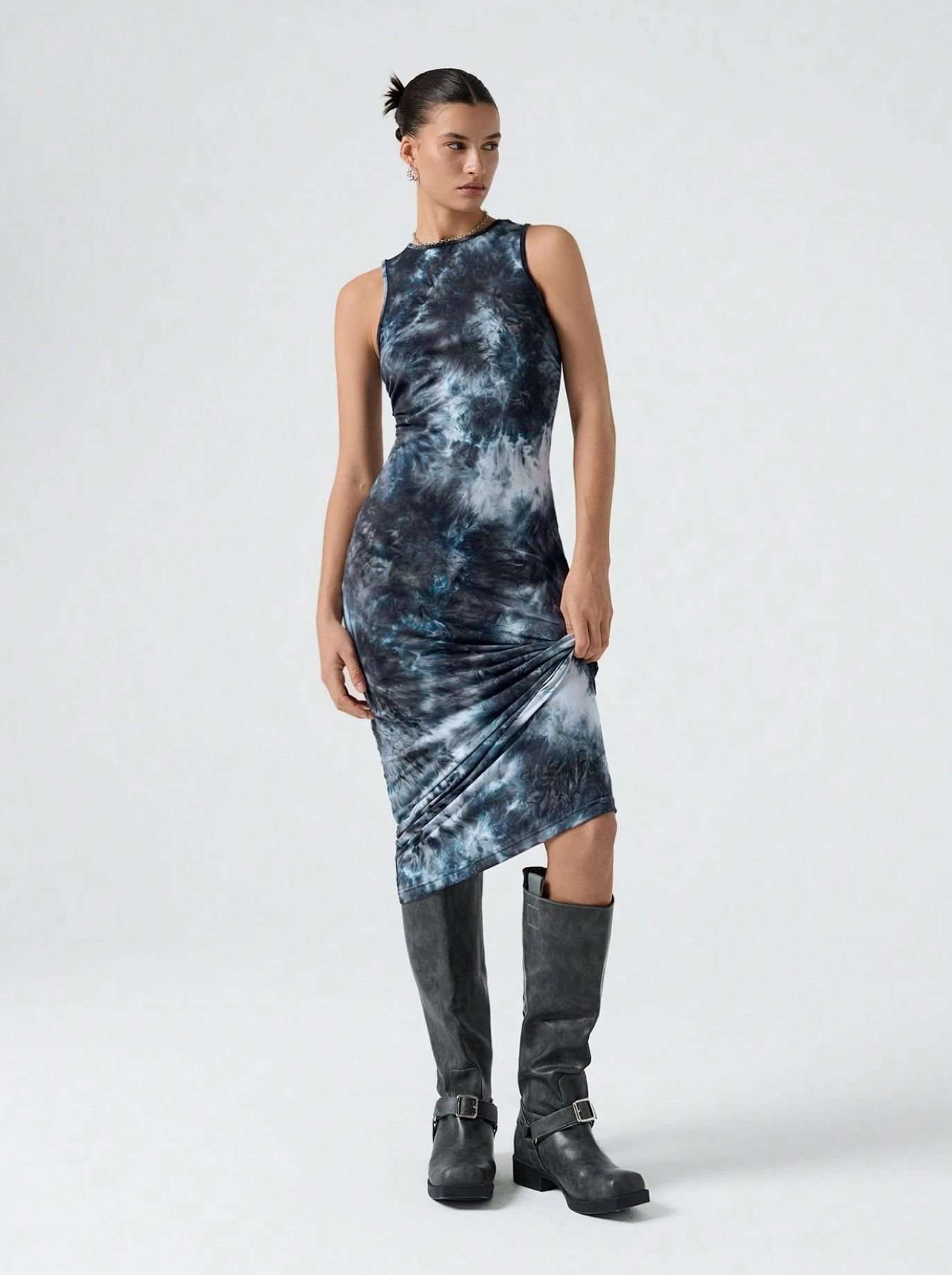 Tie-Dye Sleeveless Dress image 4