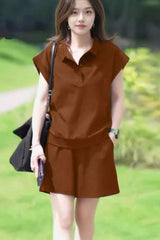 Two-Piece Shirt and Skirt Set image 0