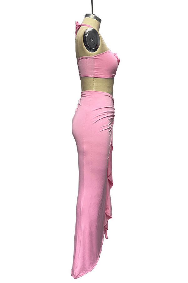 Scarlet Sands Halter Two-Piece Set image 6