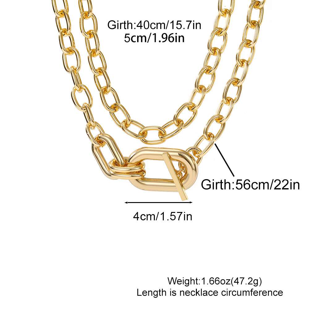 Bold Oversized Chain Necklace image 2