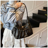 Elegant Faux Leather Shoulder Bag image 0