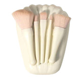 Makeup Brush Set with Storage Case - Free Size, White image