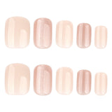 Elegant Glitter Short Acrylic Nails image 2