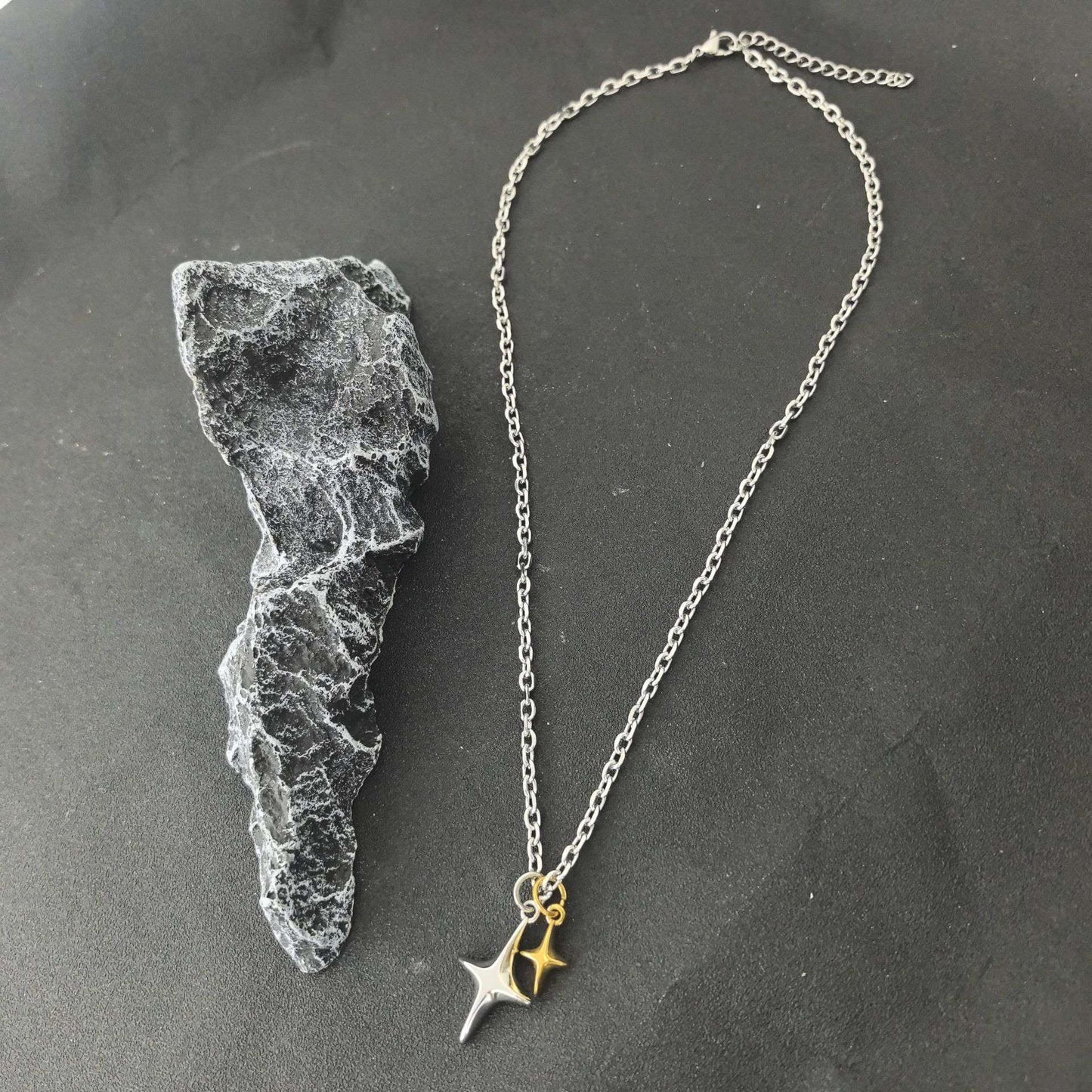 Two-Tone Starfish Pendant Necklace image 3