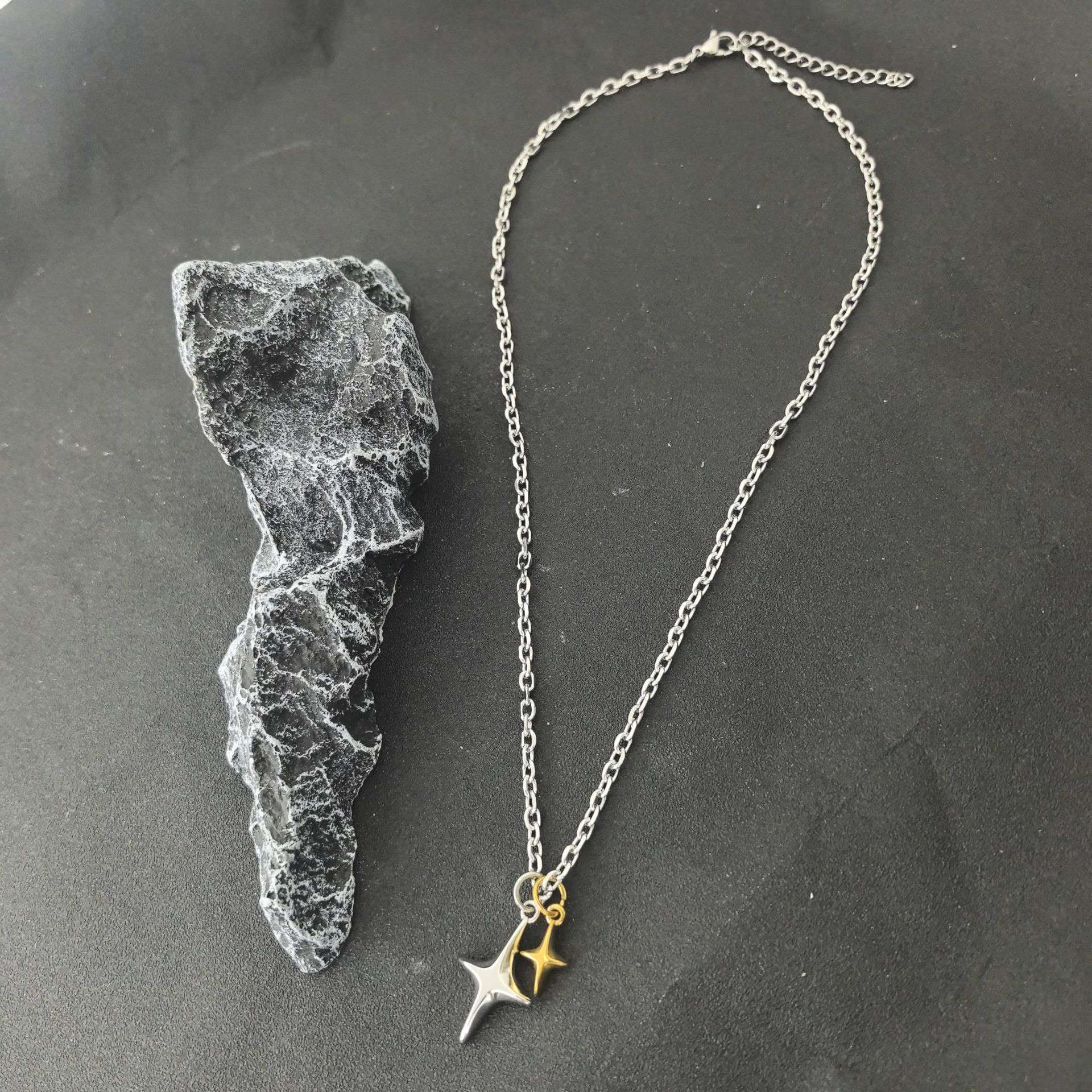 Two-Tone Starfish Pendant Necklace image 3